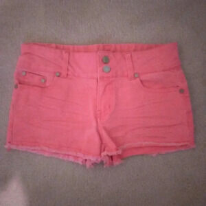 Refuge lightweight pink jean shorts-4 EUC